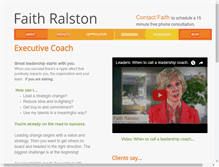 Tablet Screenshot of faithralston.com